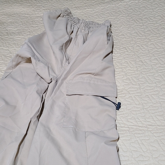 Wind breaker cargo baggy parachute pants size S - Picture 2 of 8